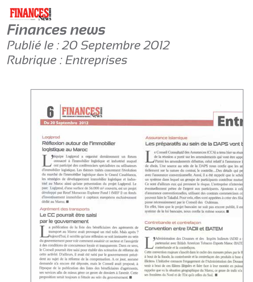 20Finances news 20 septembre 2012