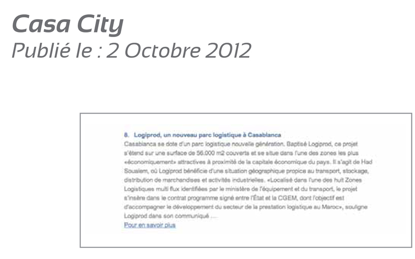 2Casa City 2 Octobre 2012